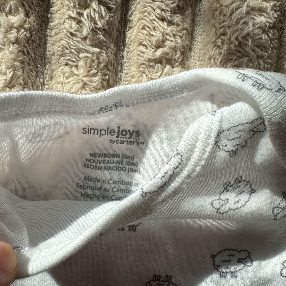 Ribbed Long Sleeve Baby Bodysuits - Picture 14 of 15